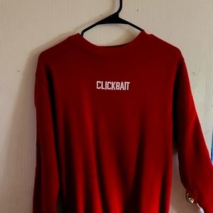 Clickbait (David Dobrik) Maroon Sweater